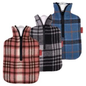 Hugo Frosch Tartan Cover 1.8L Hot Water Bottle