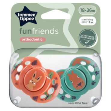*New* Tommee Tippee Soothers - Fun 18-36M X2