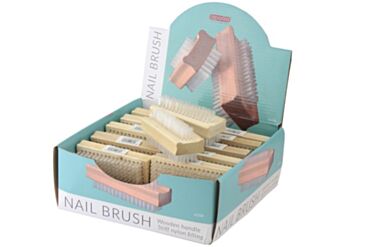 Nail Brushes - Wood - Double Sided **BEST-SELLER**