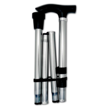 Life Walking Stick Folding/Adjustable - Silver