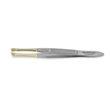 Manicare Slant Tweezer Gold Plated **BEST-SELLER**