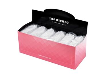 Manicare Tray Of Nail Brushes Plastic