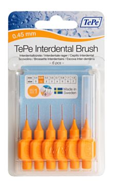 Tepe Interdental Brushes Size 1 - Orange 0.45M
