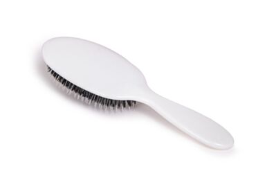 Rock & Ruddle Large Mixed Bristle Brush White Shimmer