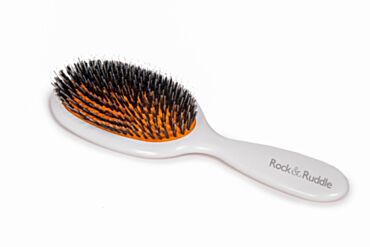 Rock & Ruddle Large Mixed Bristle Brush White Shimmer
