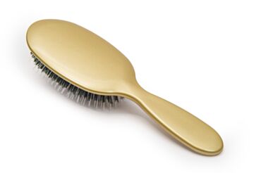 Rock & Ruddle Large Mixed Bristle Brush Gold