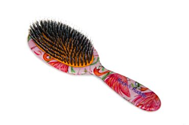 Rock & Ruddle Large Mixed Bristle Brush Flamingos