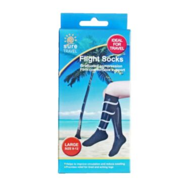 Sure Travel Flight Socks - Large